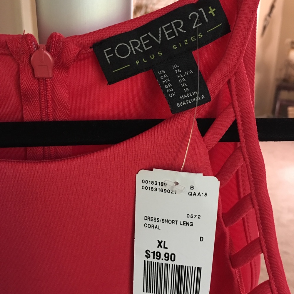 Forever 21+ XL Coral Dress